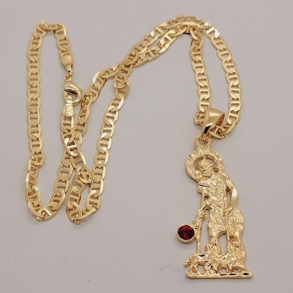 Other - Last one Brand New Brazilian 18k Gold Filled San Lazaro Necklace